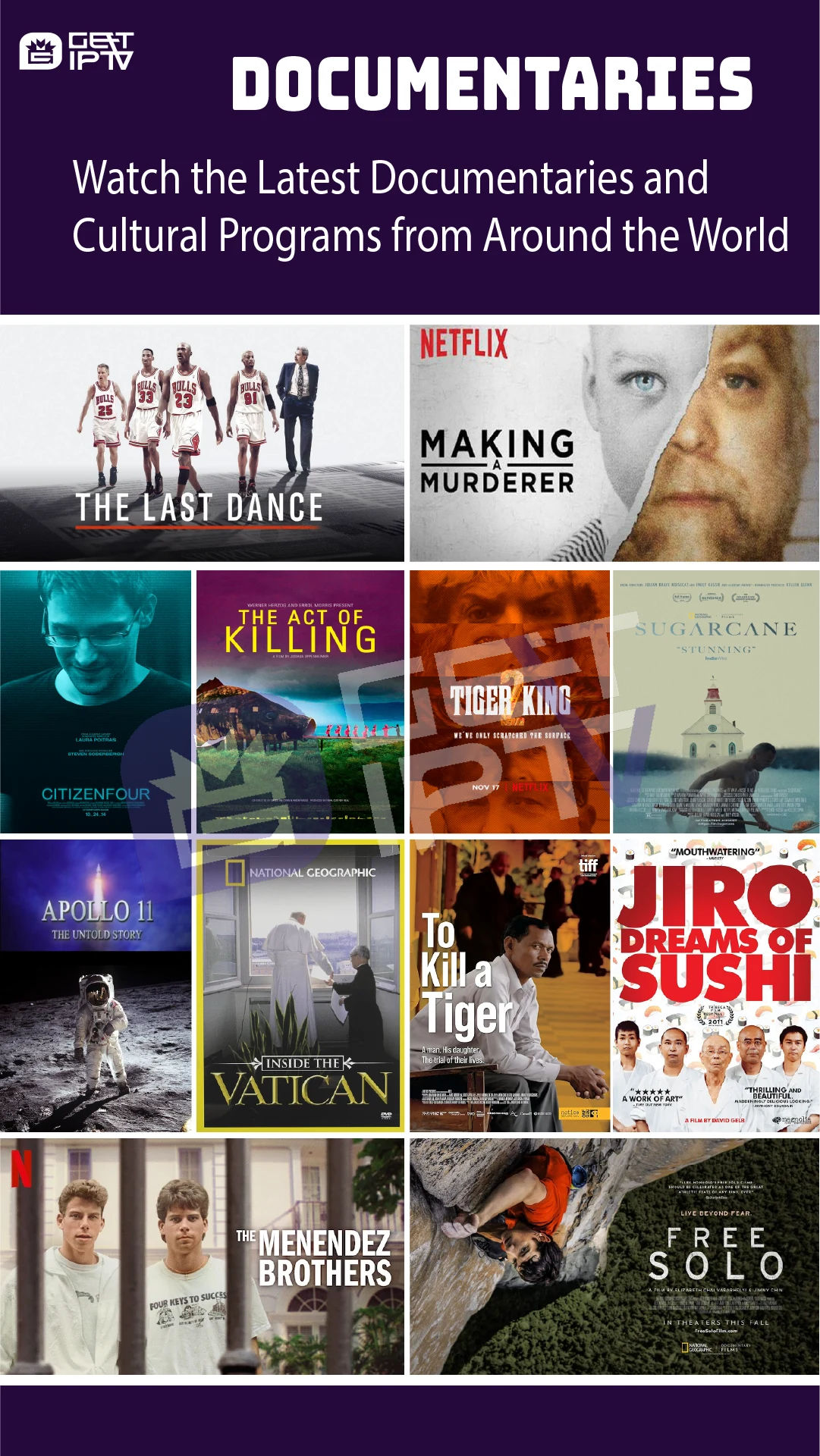 Documentaries getiptv